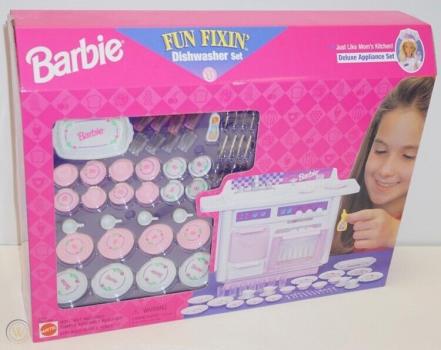 Mattel - Barbie - Fun Fixin' - Dishwasher Set - Accessoire